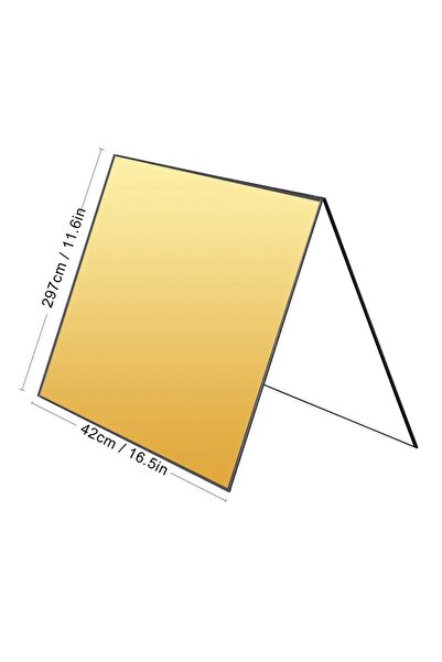 T&Y FOTO A3 Boyutunda Altın , Siyah , Beyaz Işık Reflektör Yansıtıcı Ürün , Yemek , Kozmetik vb. Çekim Fonu