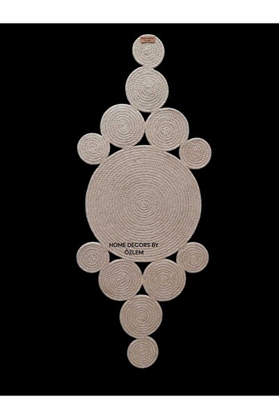 home decors by özlem Wicker Decorative Cover - Kitchen and Living Room Presentation, Coffee Table Console Cover - 82X30Cm