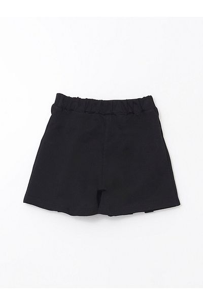 LC Waikiki Lcw Kids Elastic Waist Girls' Shorts Skirt and Pantyhose 2-Piece