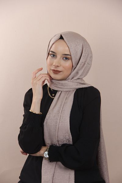 Sima Σάλι με μοτίβο Sima Seashell σε πούδρα