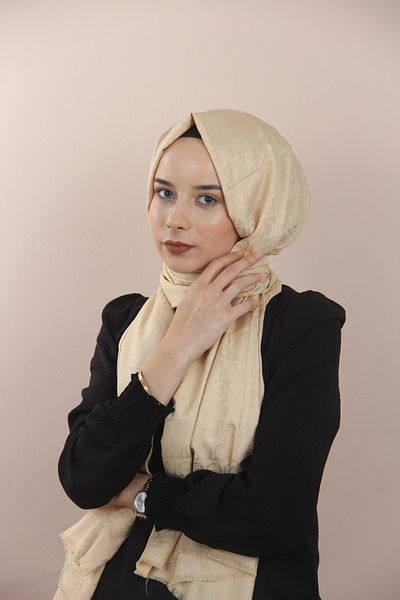 Sima Şal cu model de scoici Sima auriu
