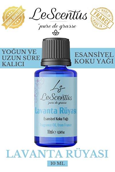 lescentus Lavanta Rüyası Esansiyel Koku Yağı Buhurdanlık Yağı Difüzör Hobi Es...