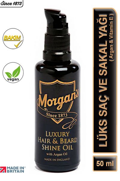 Morgan's Pomade Morgan's Luxury Argan Oil - 50ml Luxury Hair and Beard Care Oil