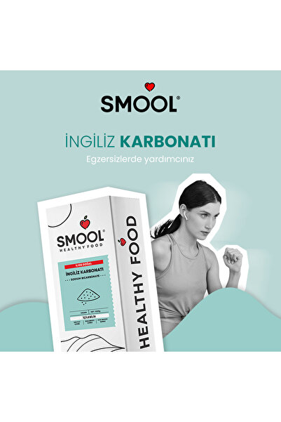 SMOOL İngiliz Karbonatı (1000 GR) Içilebilir Katkısız Yenilebilir Gıda Tipi Food Grade