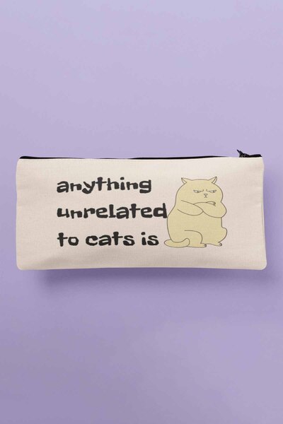 qoeuyl boutique Все, що не має відношення до котів, друкована тканинна космет...