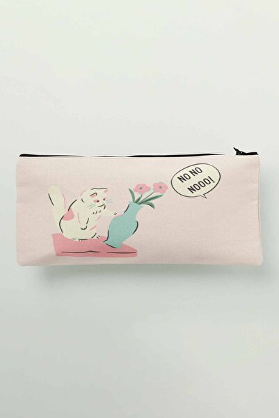 qoeuyl boutique О ні, ні, неслухняний кіт! Кумедна весела сумка для косметики...