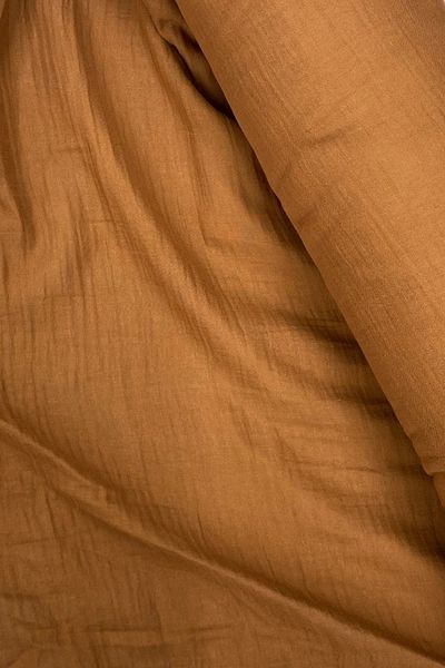Toptan Bulurum Muslin Cloth Brown 44 - Multi-Purpose Cotton Baby Cover and Blanket Fabric