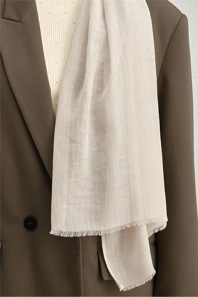 Armine 07 Wool-Cotton Shawl 1001