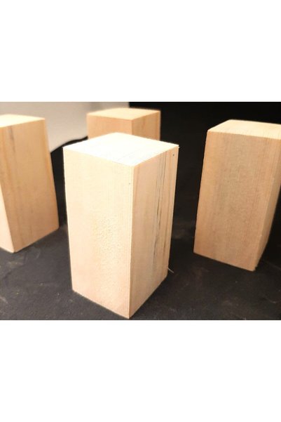 ELSA Chestnut Wood Rectangular Prism Block Set