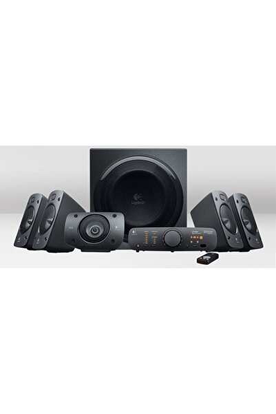 LG LOGITECH Z906 500W Uyumlu5+1 SURROUND SES HOPARLÖR SİYAH 980-000468