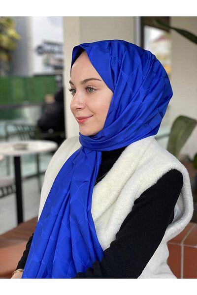 Loryan Saks Loryan Scarf Fluff Jacquard Cupra Σάλι