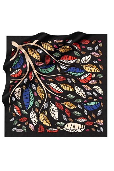 Cacharel Black Silk Scarf - 8865313 -911
