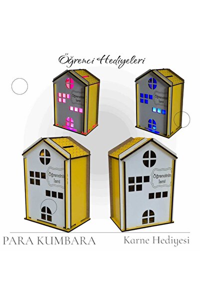 AllFayLazer Öğrenci Hediyeleri ve Karne Hediyesi Renkli Kumbara