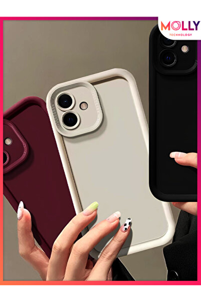 Molly Scarlet Red Edges Thick Pan Silicone Case for Samsung Galaxy A06