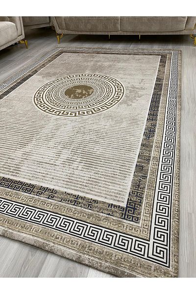 LİMAY Husa Covor - Fara Burete - Elastic - Lavabila - Decorativa - Tesatura Catifea
