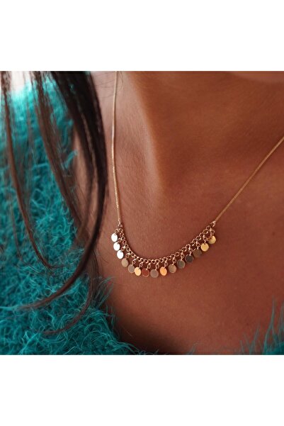 İzgi Kuyumculuk Halka Pullu Kolye