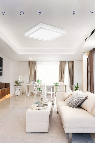 Voxify Gün Işığı 3200K Sarı Işık Kare Modern Led Panel Armatür Avize Aplik Tavan Lambası Salon Mutfak Banyo