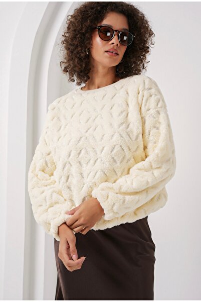 Bigdart Kadın Peluş Polar Yumoş Sweat