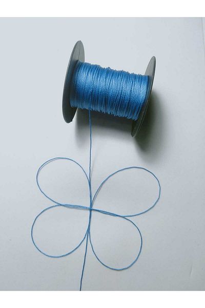 Eskişehir hobi sanat 0,8 mm 100 de metri Snur pentru mărgele de rugăciune Culoare albastru mare