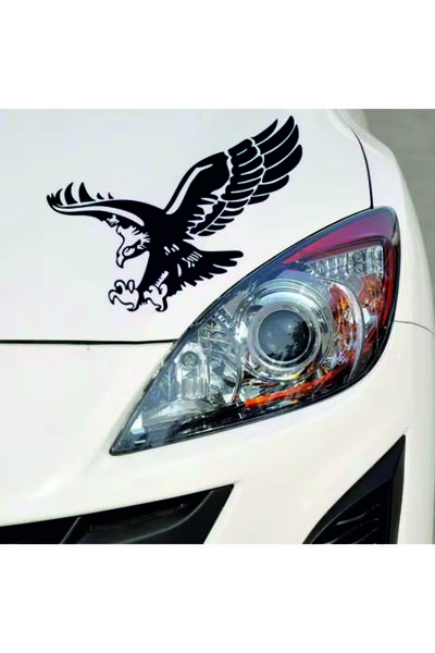 Birim Matbaa Eagle Front Hood Auto Sticker(16X25Cm)