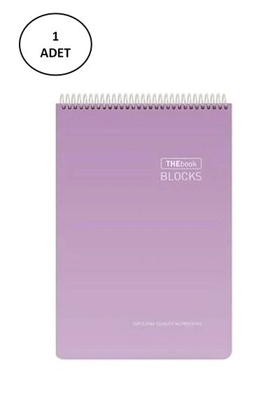 Gıpta Thebook 17x24 - 100 Sheets Checked, Spiraled Hard Covered Memo Pad