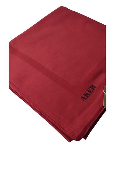 Aker Red Plain Cotton Scarf - 941 Model