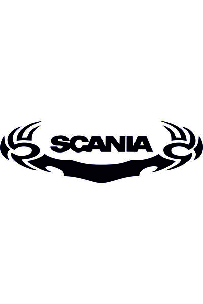 Birim Matbaa Scana Logo Auto Sticker(50X15 cm)