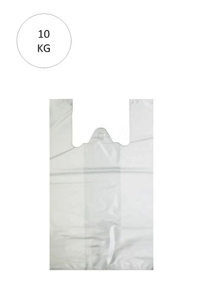 Royaleks White Athlete Bag Large Size 32x57 cm Takriben 720 Pieces 10 Kg