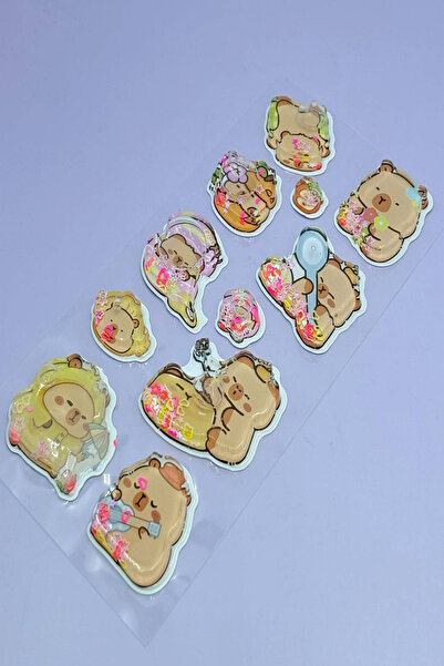 Bold Grup Capybara Water Sticker 1 Pcs