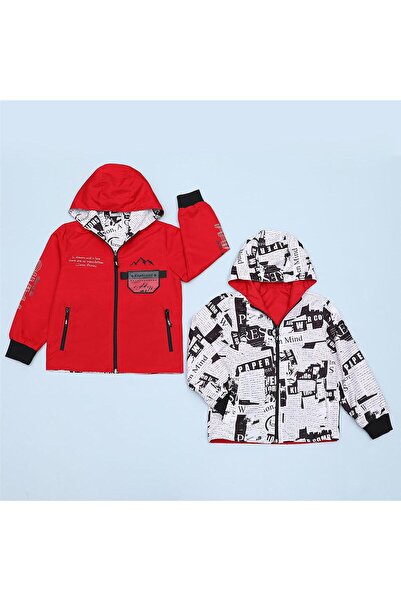 WANEX Μακρυμάνικο λεπτό παλτό για αγόρια - 15073 - Κόκκινο