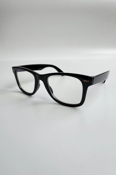 BluePepper Unisex Wayfarer Black Blue Light Protection Glasses