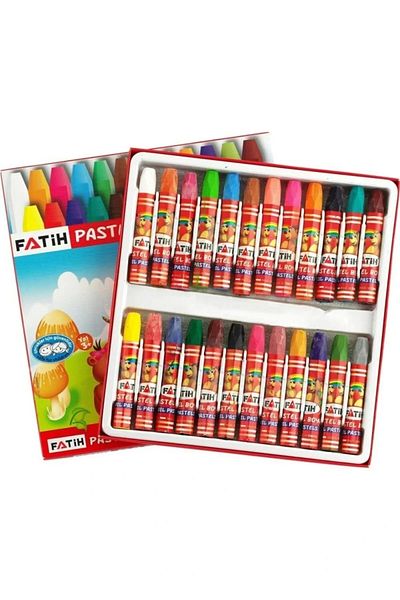 Fatih Pastel Paint 24 Colors King Size Boxed
