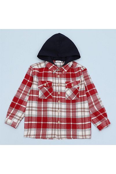 WANEX Boy's Long Sleeve Thin Shirt - 15144 - Red