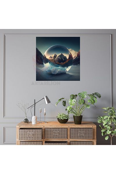 Artarilion Picătură pe zăpadă Pictură pe pânză Pictură în camera de zi Pictură cu design elegant