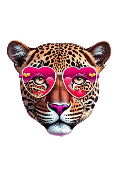 MegaSticker ملصق كوكوش ليوبارد مقاس 14 × 12 سم - سيارة، دراجة نارية، خوذة، كمبيوتر محمول، زجاج