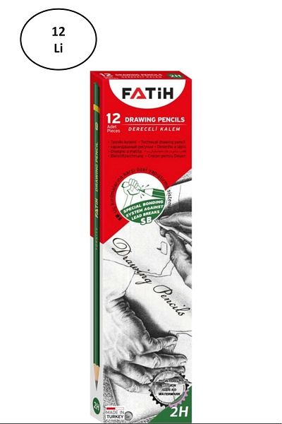 Fatih Graduated Pencil 2h Fa15010kl2h 12 Liters