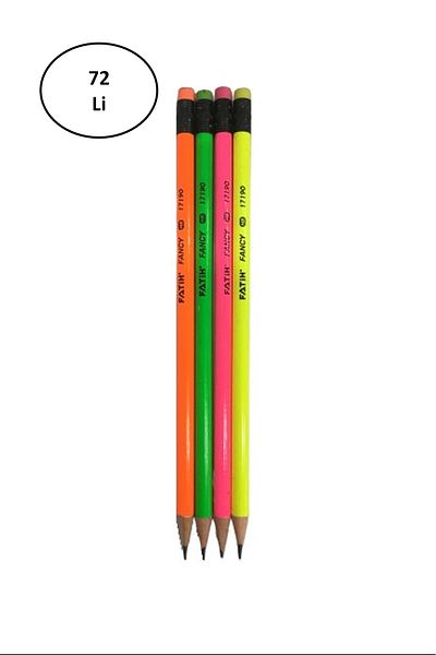 Fatih Pencil Fancy with Eraser 72 Pieces