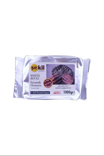Şekil Shape 1000 Gr Ceramic Dough White