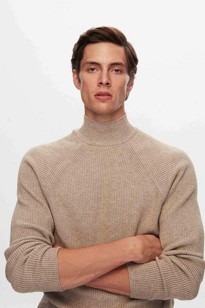 Twn Pulover tricotat din nurcă Thessaloniki Slim Fit