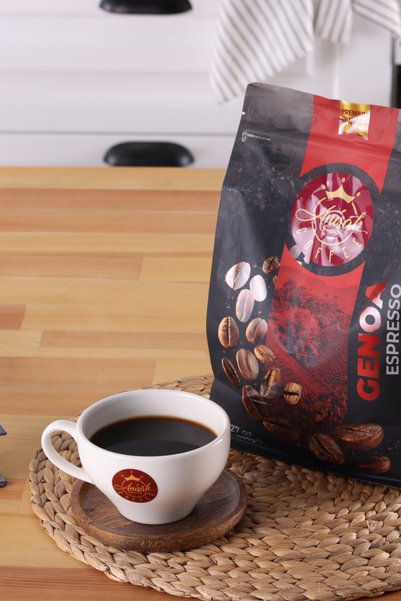 Anisah Coffee Genoa Espresso Coffee |   2X500G |   Aromatic Taste and Rich Cream