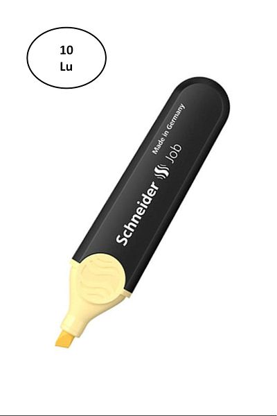 SCHNEIDER Scf091 Job Pastel 1-4,5 Mm Vanilla Highlighter 10 Pieces