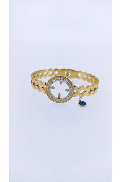 elisitakistory Quarter Compatible Steel Handcuff Bracelet Blackening Does Not Rust 100% Steel Handcuff Bracelet