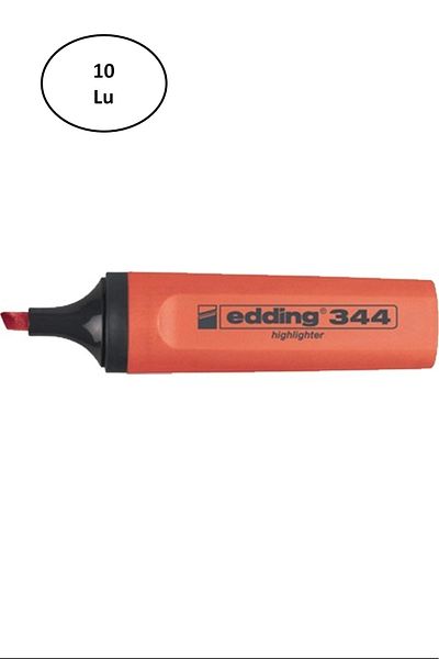 Edding Highlighter Pomegranate Flower Red E-344 10 pcs