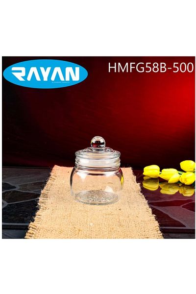 Royaleks Group Royaleks Glass Jar 500 Cc - HMFG58-500