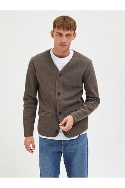 Selected Homme Strickjacke Woll
