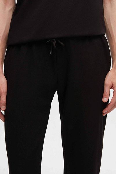 Twn Μαύρο Slim Fit ίσιο αθλητικό παντελόνι