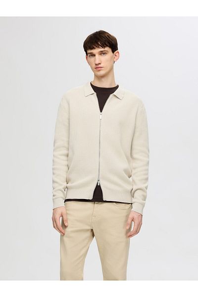 Selected Homme Strickjacke mit Reißverschluss Strick