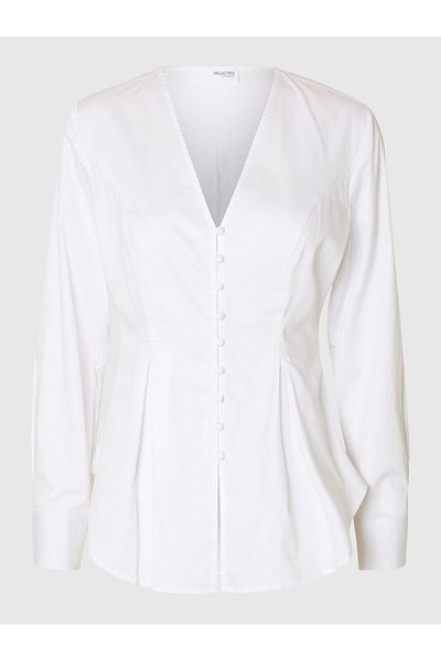 Selected Femme Langarmhemd Taillierte