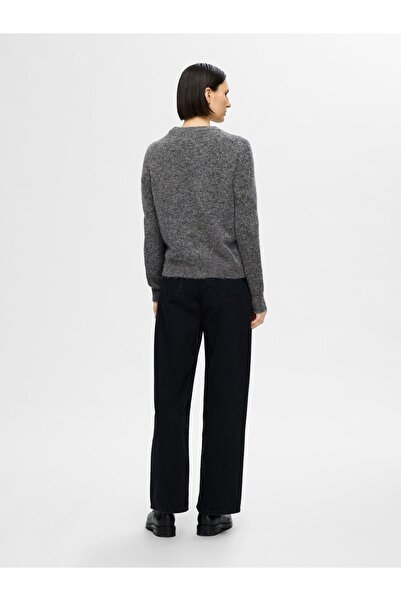 Selected Femme Pullover mit Rundhalsausschnitt Strick