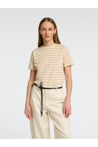 Selected Femme T-Shirt Gestreiftes Baumwoll